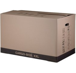 smartboxpro Cartons de déménagement 'CARGO-BOX XXL', marron