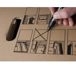 smartboxpro Carton de déménagement 'CARGO-BOX X', marron