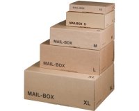 smartboxpro Carton d'expédition MAIL BOX, taille: L, marron
