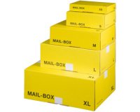 smartboxpro Carton d'expédition MAIL BOX, taille: L, jaune