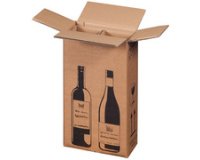 smartboxpro Cartons d'expédition pour 2 bouteilles