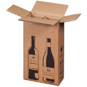 smartboxpro Cartons d'expédition pour 2 bouteilles