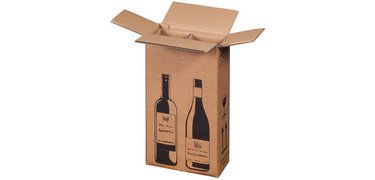 smartboxpro Cartons d'expédition pour 2 bouteilles