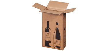 smartboxpro Cartons d'expédition pour 2 bouteilles