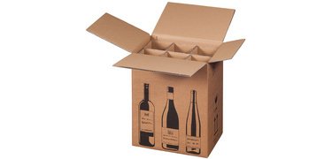 smartboxpro Shipping Boxes for 6 Bottles