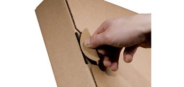 Carton d'expédition pour classeur, brun