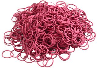 80 mm | 4 mm Rubberen elastieken, rood