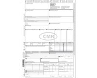 Formulaire 'Lettre de voiture International' CMR