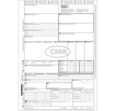 Formulaire 'Lettre de voiture International' CMR