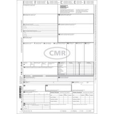 Formulaire 'Lettre de voiture International' CMR