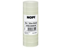 Ruban adhésif, pack filmé, 12 mm x 10 m, transparent