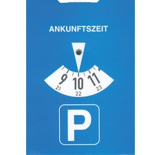 Disque de stationnement, en carton, bleu