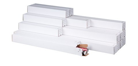Square shipping tube for A0 size - Set of 20