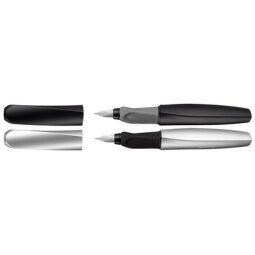 Twist stylo plume, noir/gris