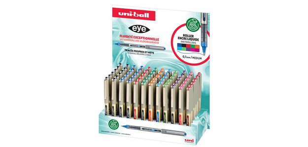 Stylo roller eye fine UB157E, présentoir de 120