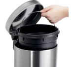 Poubelle cosmétique à pédale 'the silent', 5 L, argent