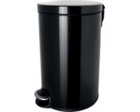 Poubelle à pédale 'the silent', 20 litres, noir