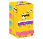 Super sticky adhesive notepad, 76x76 mm, 8+4