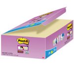 Bloc-note super sticky notes, 47,6 x 47,6 mm, 21+3