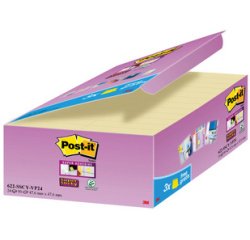 Post-it Super Sticky notes, 47,6 x 47,6 mm, 21+3