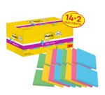 Bloc-note super sticky z-notes, 76 x 76 mm, 14+2