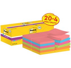 Bloc-note super sticky z-notes, 76 x 76 mm, 14+2