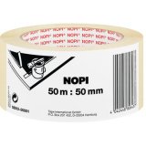 ruban de masquage en papier crêpé, 19 mm x 50 m, beige