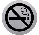 Pictogramme 'the badge' interdiction de fumer, argent