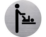 Pictogramme 'the badge' espace change bébé, argent