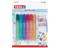 Colle à paillette 'déco scintillante', tube, 6 x 10 g