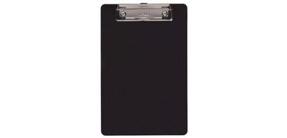 Porte-bloc, en plastique, A5, noir