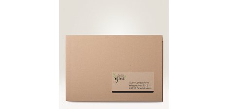 Etiquette d'expédition, 210 x 297 mm,transp.