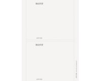 Etiquette pour dos de classeur, 176 x 146 mm, gris