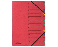 trieur 'EASY', A4, carton, 12 compartiments