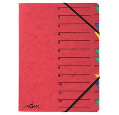trieur 'EASY', A4, carton, 12 compartiments