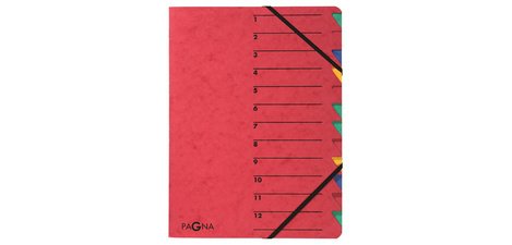 trieur 'EASY', A4, carton, 12 compartiments