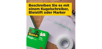 Ruban adhésif Magic 810, 19 mm x 33 m, 20+ 4 GRATUITS