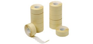 Etiquette de prix, 2 lignes, 26 x 16 mm, en papier