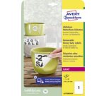 Etiquette, diamètre: 30 mm, blanc