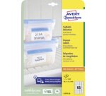 Etiquette congélation, 99,1 x 67,7 mm, blanc