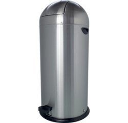 Poubelle à pédale avec clapet "the step dome", 52 litres