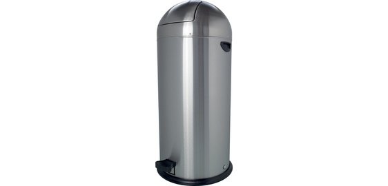 Poubelle à pédale avec clapet "the step dome", 52 litres