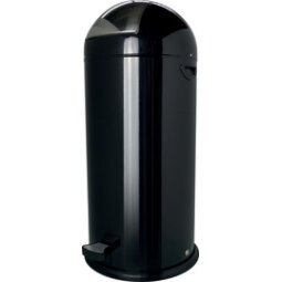 Poubelle à pédale 'the step dome', 52 litres, noir