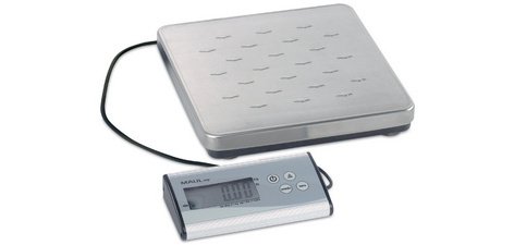 cargo Pèse-paquet, capacité: 50 kg, gris, avec bloc de