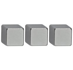 Aimant néodyme cube, 5 mm, capacité d'adhérence: 1,1 kg