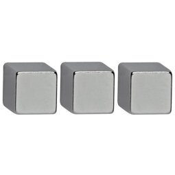 Aimant néodyme cube, 7 mm, capacité d'adhérence: 1,6 kg