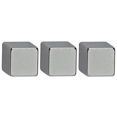 Aimant néodyme cube, 5 mm, capacité d'adhérence: 1,1 kg