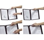 Plaque pochette SHERPA, A4, cadre: noir