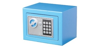 Coffre-fort de sécurité COMPACT, bleu