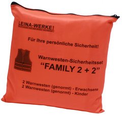Leina set 4 veiligheids-/signaleringshesjes
